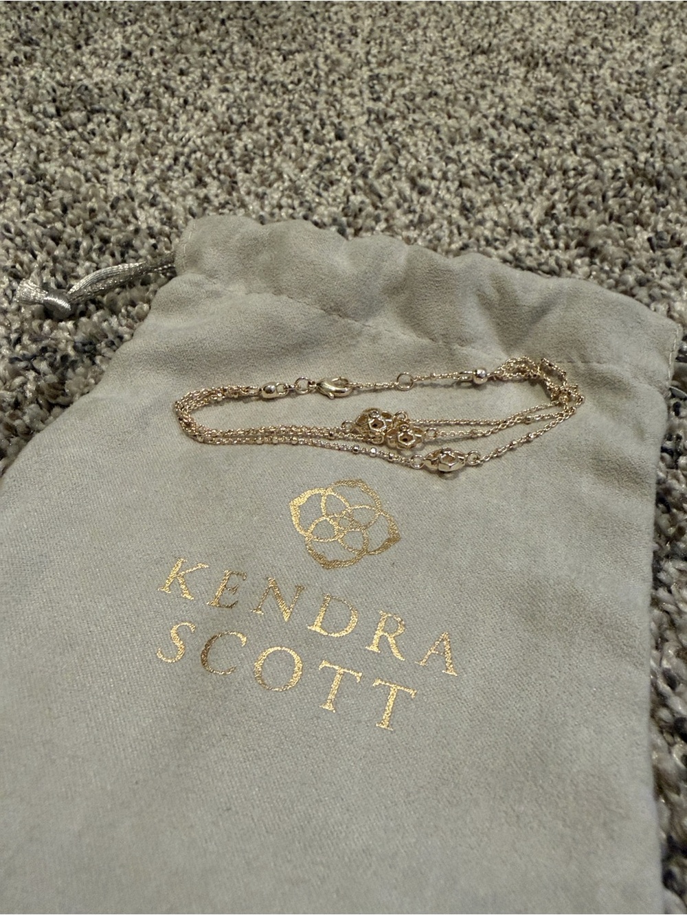Kendra Scott Rue Multi-Strand Gold Bracelet - Delicate